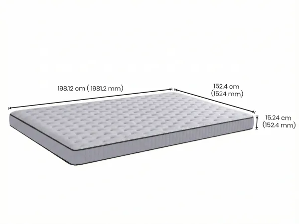 Premium Spring Mattress King Bed ( 78 x 72 x 6 Inches )